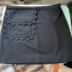 Victoria Beckham for target black mini skirt large